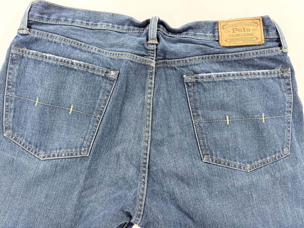 Polo Ralph Lauren Hampton Straight Jeans Size 36x30 Blue Denim